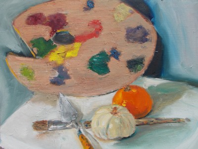 Still Life with Palette                               